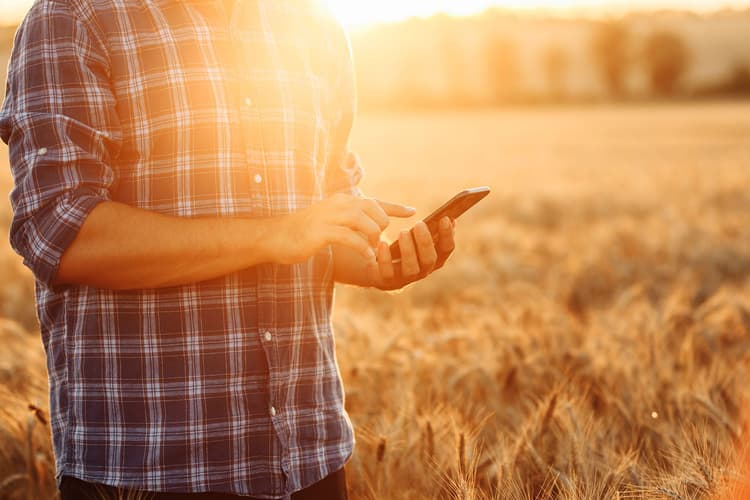 Targeted cellular coverage for farming IoT equipment with Wilson Connectivity solutions.